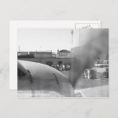 Postkarte für zwei Städte (Vorne/Hinten)