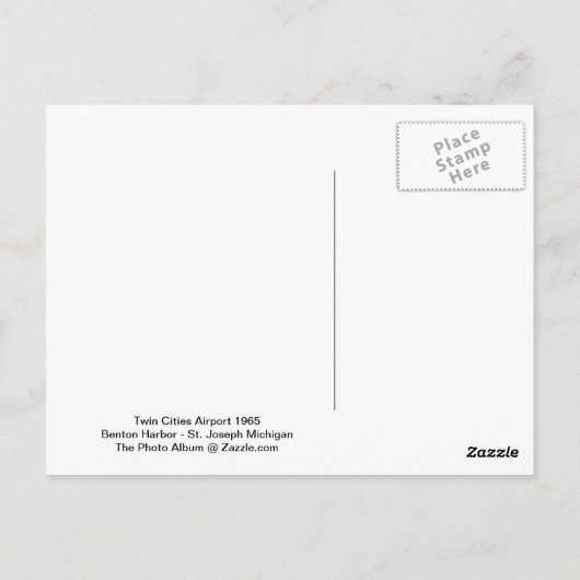 Postkarte für zwei Städte (Rückseite)