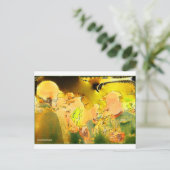 Postkarte "Gallery Opening" (Stehend Vorderseite)