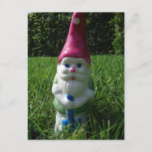 Postkarte "Gartenzwerg"