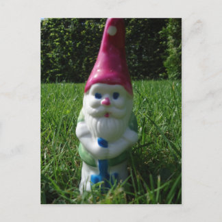 Postkarte "Gartenzwerg"