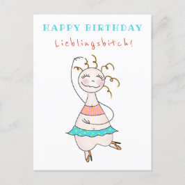 Postkarte Geburtstag Happy Birthday Lieblingsbitch