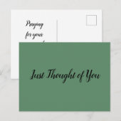 Postkarte - Gedanke: Gebet für Ihre Stärke (Vorne/Hinten)