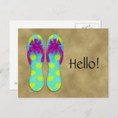 Postkarte gedreht (Vorne/Hinten)