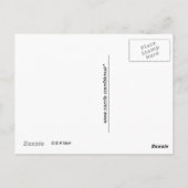 Postkarte - Gelbe Finte im Kirschbaum (Rückseite)