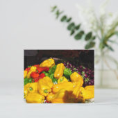 Postkarte - Gelbe Paprika (Stehend Vorderseite)