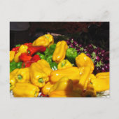 Postkarte - Gelbe Paprika (Vorderseite)