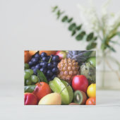 Postkarte, gemischtes Obst Foto Postkarte (Stehend Vorderseite)