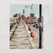 Postkarte "Genf- On-the-Lake Street View" (Vorderseite)