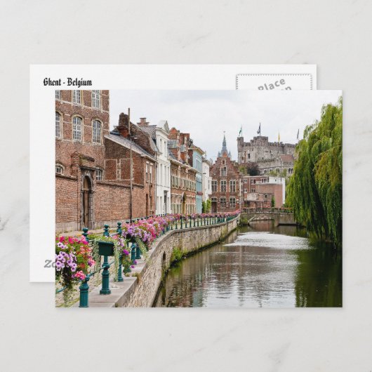 Postkarte "Gent" (Vorne/Hinten)