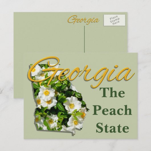 Postkarte - GEORGIEN (Vorne/Hinten)