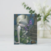 Postkarte "Geraniums" (Stehend Vorderseite)