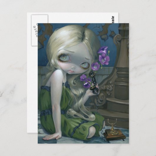 Postkarte "Geraniums" (Vorne/Hinten)