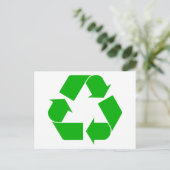 Postkarte gerecycelt (Stehend Vorderseite)