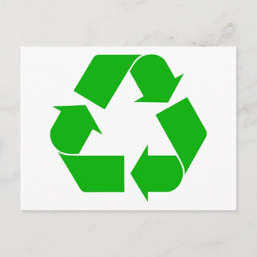 Postkarte gerecycelt (Vorderseite)