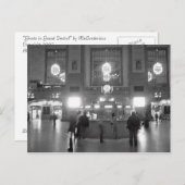 Postkarte "Gespenster in Grand Central" (Vorne/Hinten)