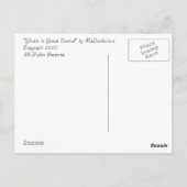 Postkarte "Gespenster in Grand Central" (Rückseite)