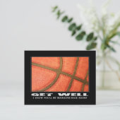 Postkarte "Get Well-BounceBack" (Stehend Vorderseite)