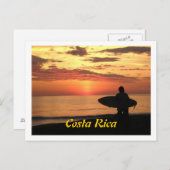 Postkarte Gewartet für Surf (Vorne/Hinten)