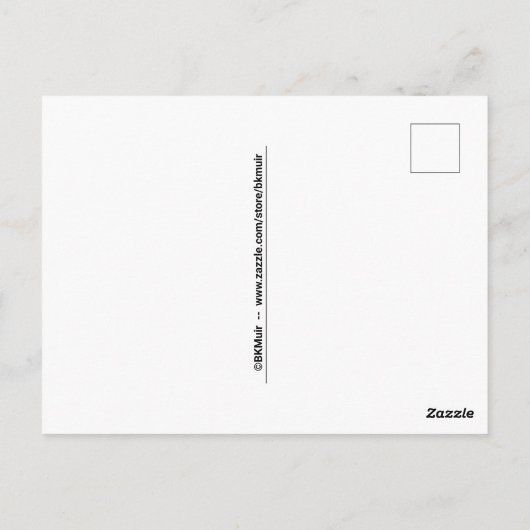 Postkarte - Giraffe bei LA Harbour Light (Rückseite)