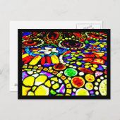 Postkarte: Glass-Louis Tiffany 17 Postkarte (Vorne/Hinten)