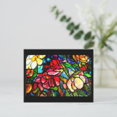 Postkarte: Glass-Louis Tiffany 18 Postkarte (Stehend Vorderseite)