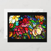 Postkarte: Glass-Louis Tiffany 18 Postkarte (Vorne/Hinten)