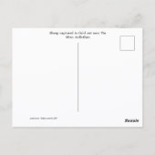 Postkarte glatte Textur (Rückseite)