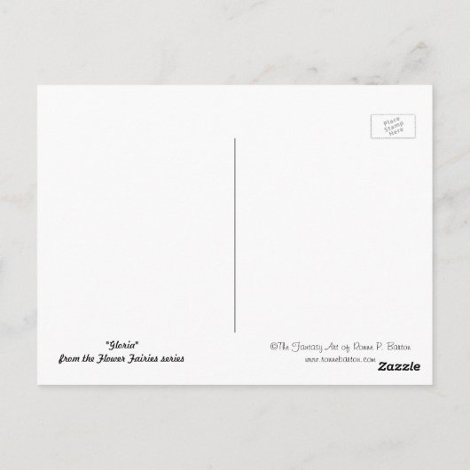 Postkarte "Gloria" (Rückseite)