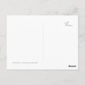 Postkarte "Glücklich Postüberqueren!" (Rückseite)