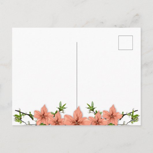 Postkarte - Glücklicher Muttertag (Rückseite)