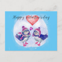 Postkarte Glücklicher Valentinstag