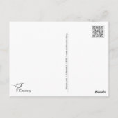 Postkarte "glückliches Postcrossing!" - (Rückseite)