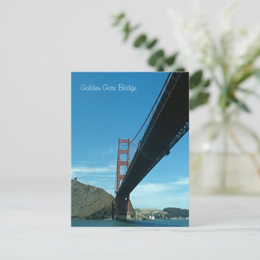 Postkarte - Golden Gate Bridge (Stehend Vorderseite)
