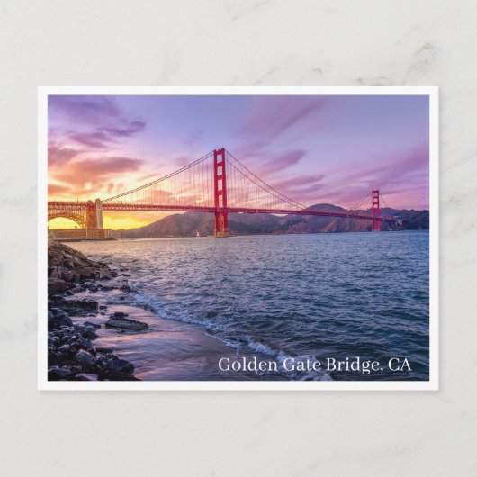 Postkarte - Golden Gate Bridge, CA (Vorderseite)