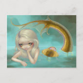Postkarte "Golden Mermaid" (Vorderseite)