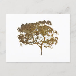 Postkarte GOLDEN TREE STYLE DESIGN