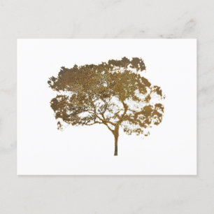 Postkarte GOLDEN TREE STYLE DESIGN