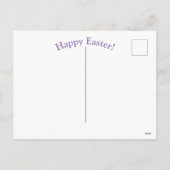 Postkarte Goldendoodle Ostern (Rückseite)