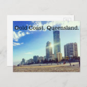 Postkarte, Goldküste. Postkarte (Vorne/Hinten)
