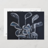 Postkarte "Golf Outning Notice" (Vorne/Hinten)