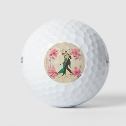 Postkarte Golfball (Vorderseite)