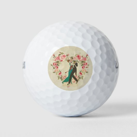 Postkarte Golfball (Vorderseite)