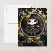 POSTKARTE | Goth Girls Kawaii Chibi Niedlich Custo (Vorne/Hinten)