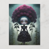 Postkarte - Gothic Flowers (Vorderseite)