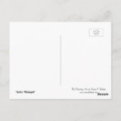 Postkarte "Gothic Mitternacht" (Rückseite)