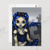 Postkarte "Gothling #1" (Vorne/Hinten)