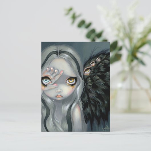 Postkarte "Göttliche Hand" (Stehend Vorderseite)