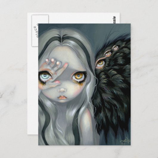 Postkarte "Göttliche Hand" (Vorne/Hinten)