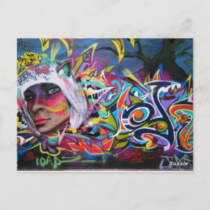 Postkarte Graffiti